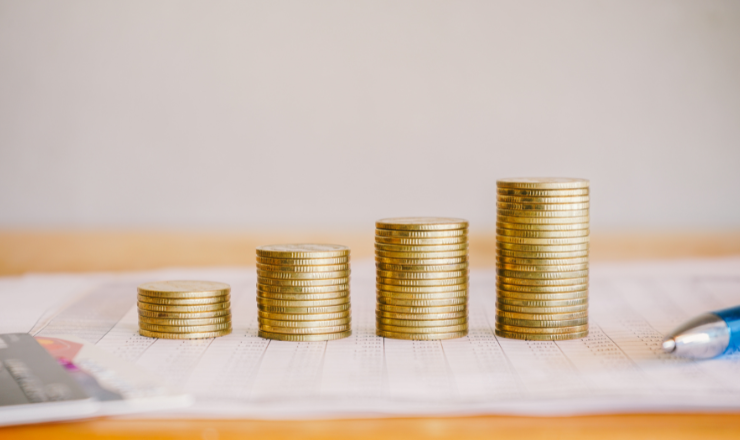 stack of coins representing how much asset tracking costs