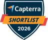 Capterra Shortlist 2026 badge