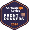 Software Advice Front Runners 2026 badge