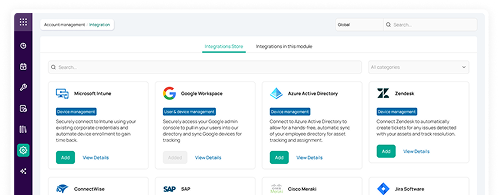 Asset Panda integrations preview