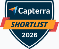 Capterra Shortlist 2026 award