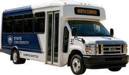 Campus shuttle bus