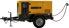 Towable air compressor
