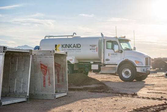Kinkaid Civil Construction jobsite
