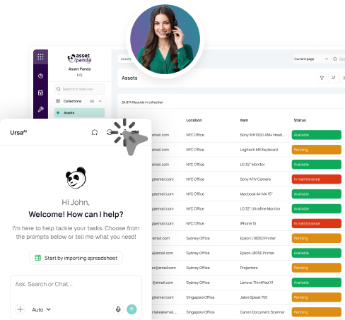 Asset Panda dashboard preview