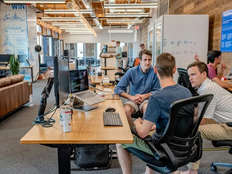 a couple of bros discussing integrated enterprise solutions