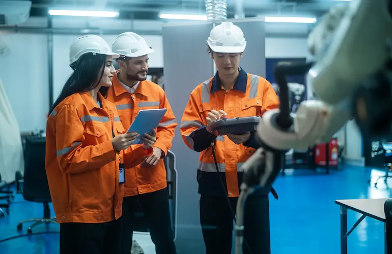 coworkers looking at a preventive maintenance checklist featured image