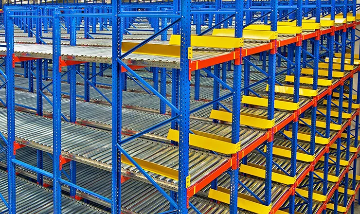 inventory shelves showing difference between wholesaler and distributor