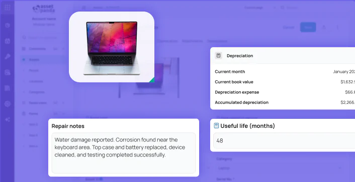 Asset lifecycle hover preview
