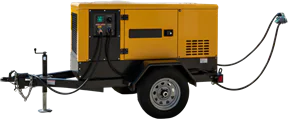 Towable air compressor