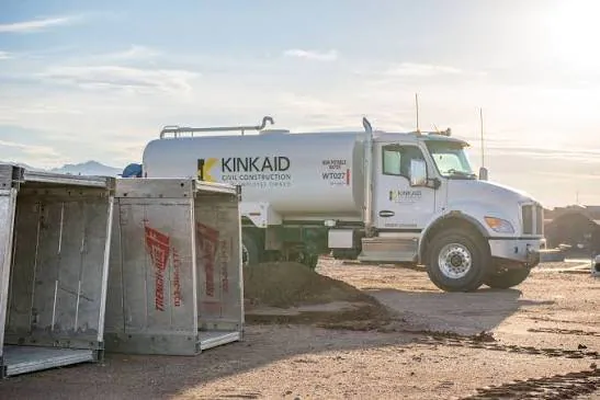 Kinkaid Civil Construction jobsite