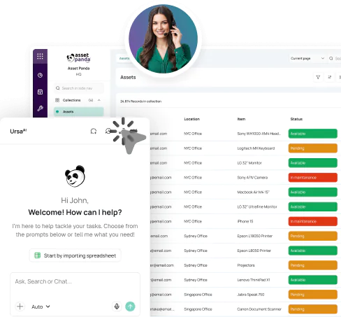 Asset Panda dashboard preview